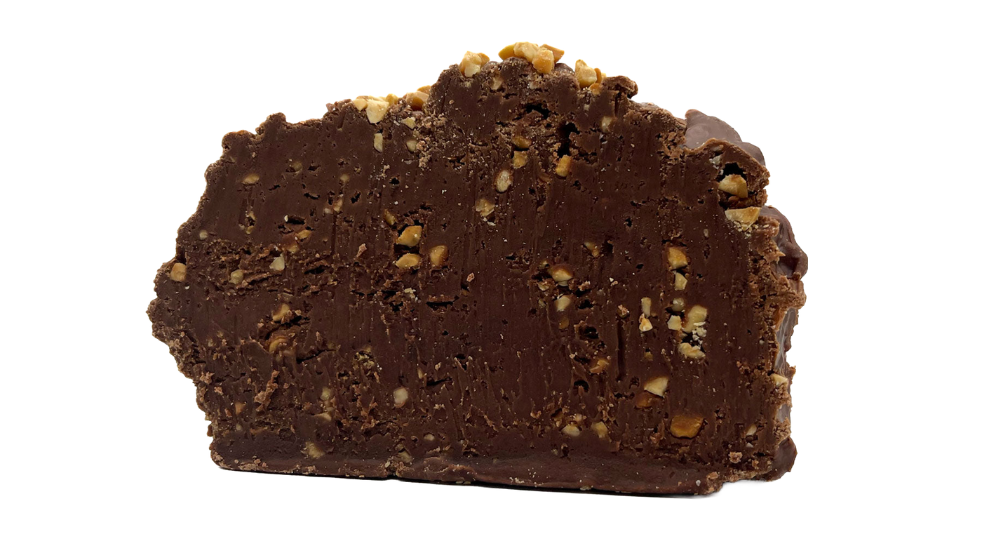 Dark Chocolate Peanut Butter Crunch Fudge