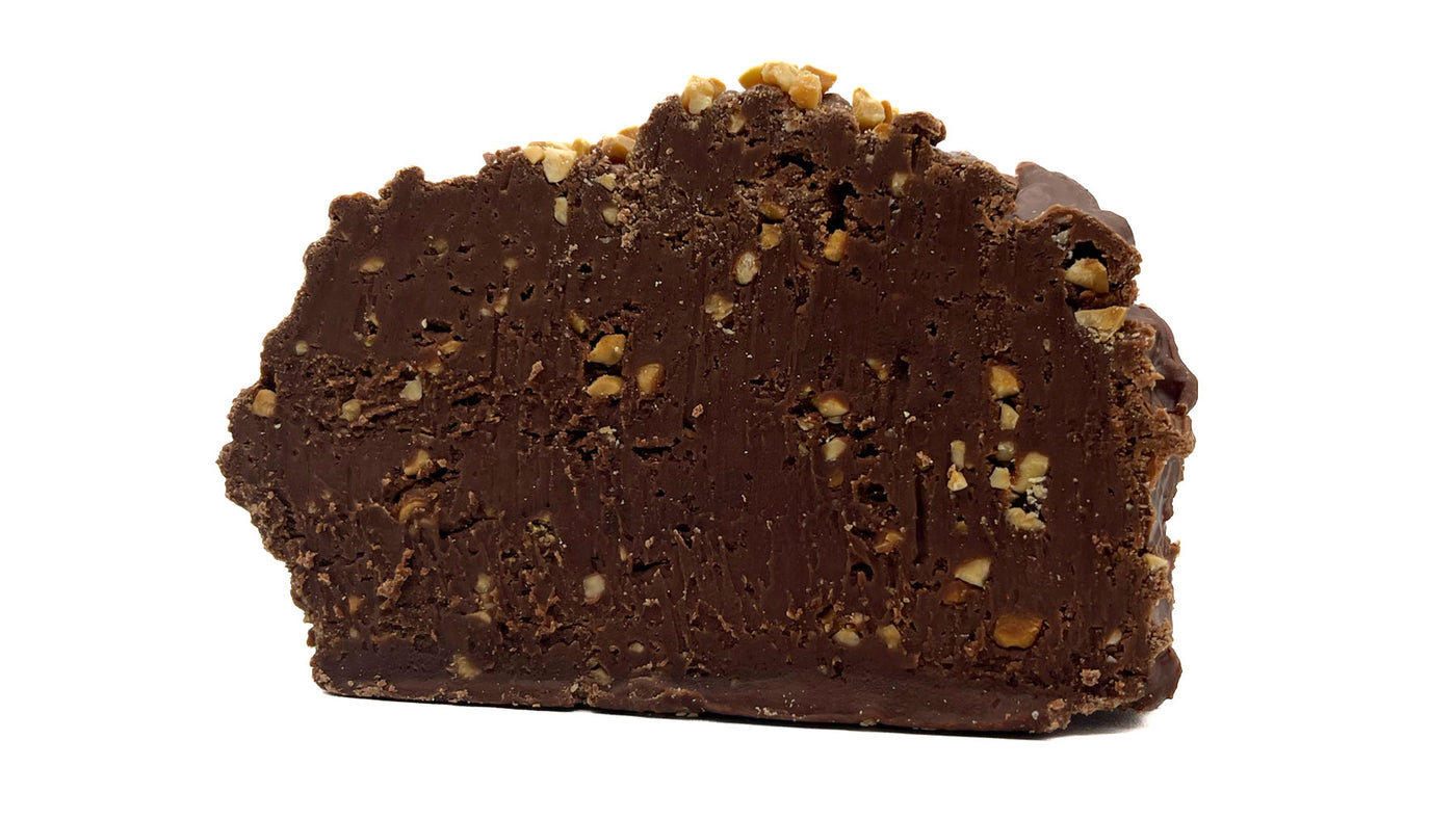 Dark Chocolate Peanut Butter Crunch Fudge