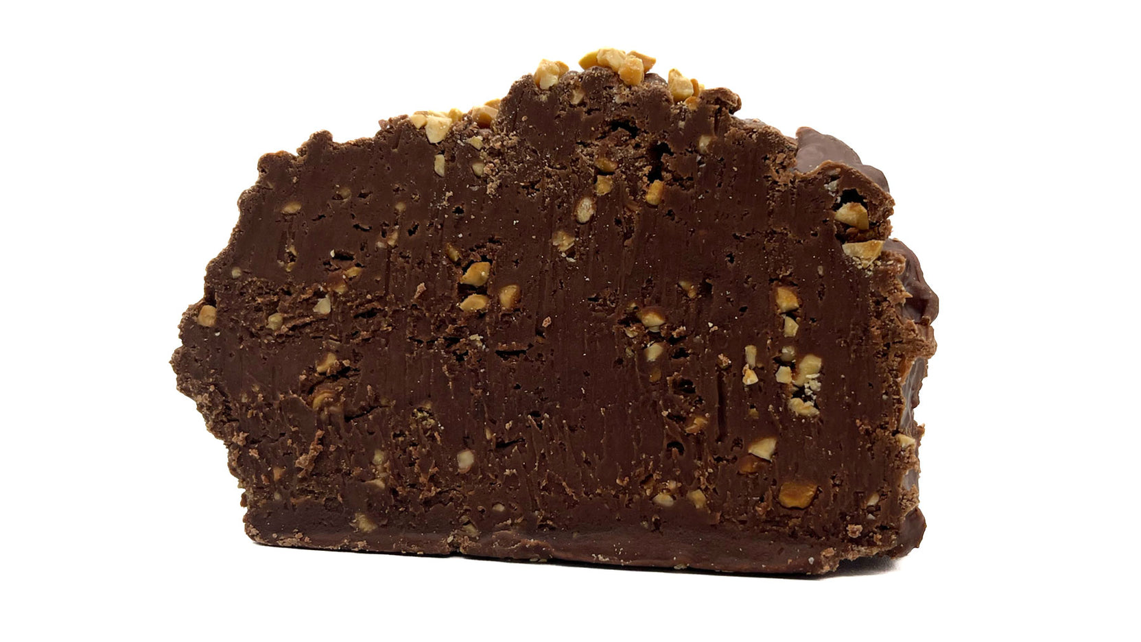 Dark Chocolate Peanut Butter Crunch Fudge