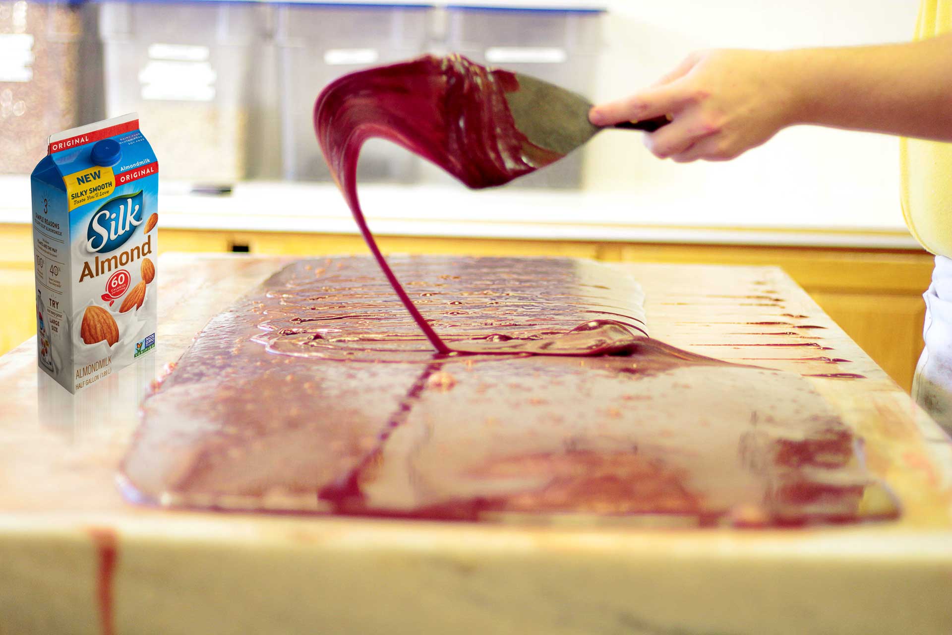 Vegan Chocolate Raspberry Fudge