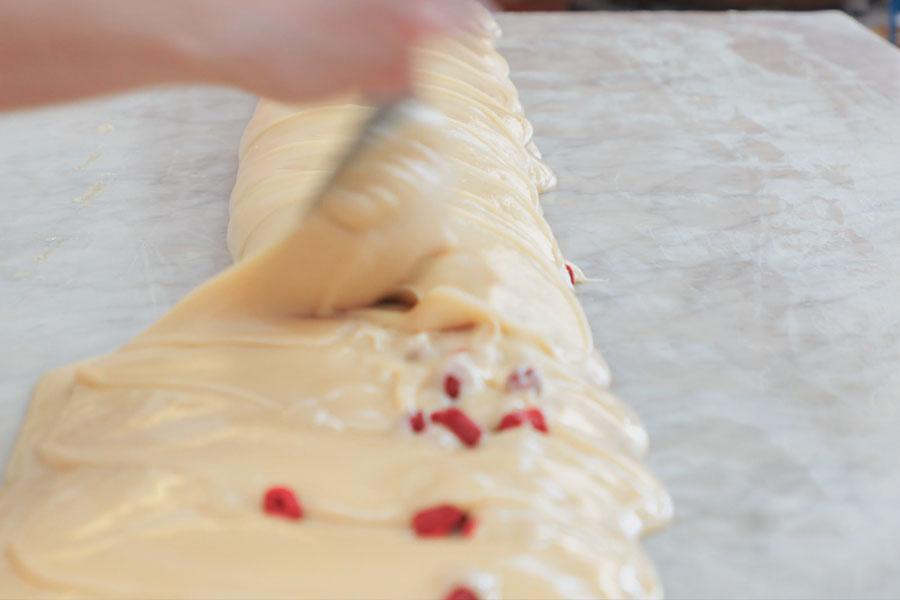 Lemon Raspberry Fudge