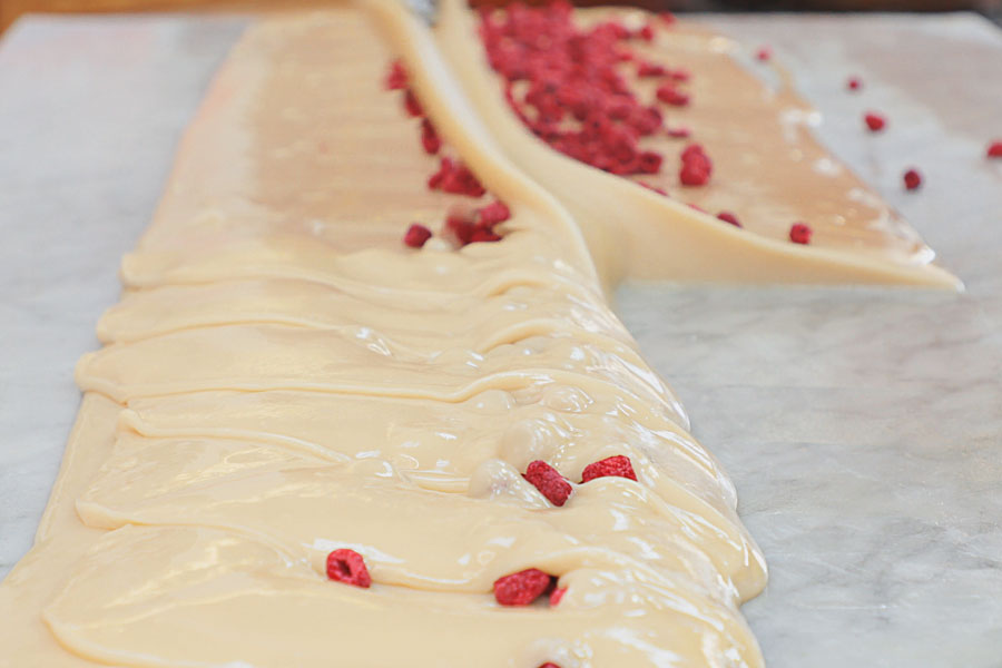 Lemon Raspberry Fudge