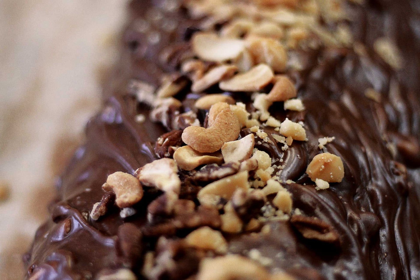 Salted Caramel Cashew Fudge